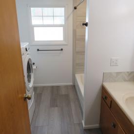 Valley Bath & Laundry Combo LVP Floor After 4